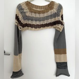 Y2K knit shrug